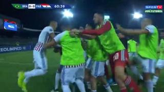 ¡Paraguay sueña! El gol de Roberto Fernández que le da esperanzas de clasificar ante Brasil en el Preolímpico Sub 23