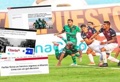 Jefferson Farfán: así reaccionó de la prensa extranjera tras su gol con Alianza Lima