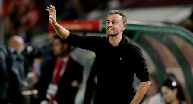 Luis Enrique ahora es DT de la selección de España.