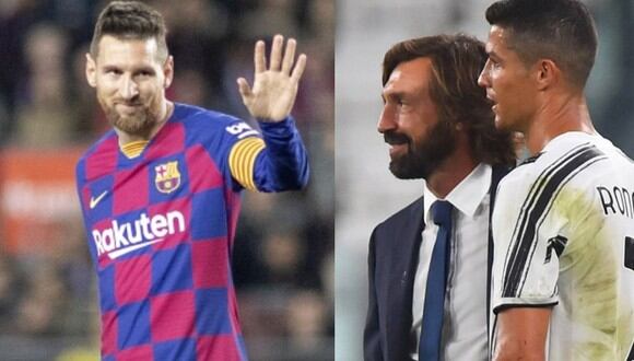Pirlo elogió a Messi y Cristiano (Foto: Agencias)