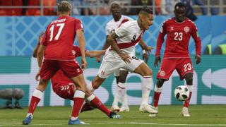 Perú perdió 1-0 ante Dinamarca en su debut en el Mundial Rusia 2018
