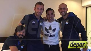 Cristal: Maxi Núñez visitó al plantel previo al choque contra Santa Fe en Bogotá por Libertadores [VIDEO]