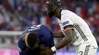 Hablan las imágenes: Rüdiger niega haber mordido a Pogba en el Alemania vs. Francia