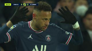 Apareció la ‘MNM’: Neymar y el 1-0 del PSG vs. Lorient tras combinación de Messi y Mbappé [VIDEO]