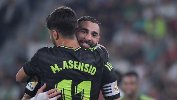 Gol de Marco Asensio para el 3-0 de Real Madrid sobre Elche por LaLiga. (Foto: AFP)