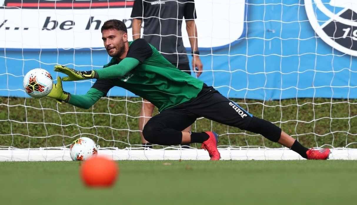 Marco Sportiello, primer jugador del Atalanta positivo por coronavirus. (Foto: @Atalanta_BC)