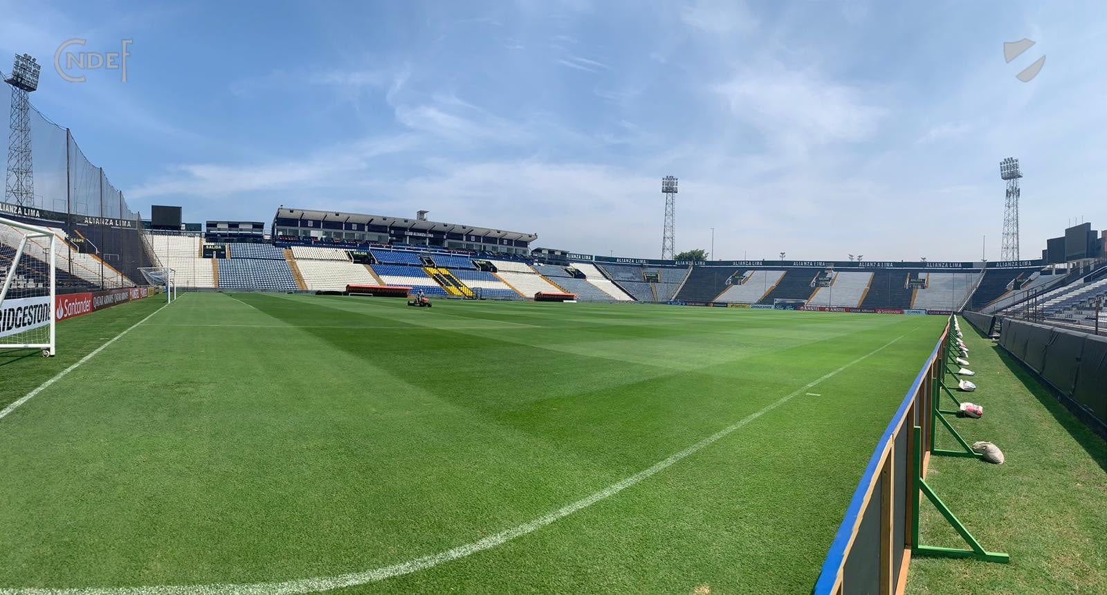 Así luce el estadio Alejandro Villanueva horas antes del Alianza vs. Nacional. (Foto: Twitter Nacional)