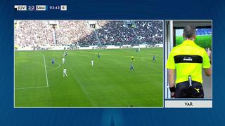 ¡Era el gol del torneo! VAR anuló gol al último minuto de Sampdoria para la victoria de Juventus [VIDEO]