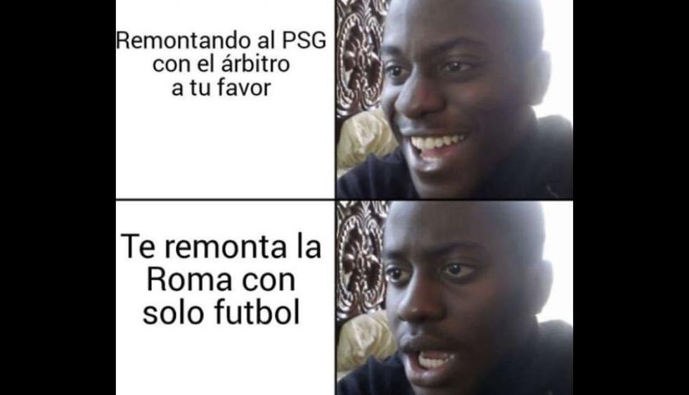 Los mejores memes del Barcelona-Roma por la vuelta de cuartos de final de Champions League. (Difusión)