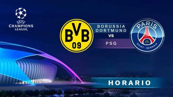 PSG vs. Dortmund por la semifinal de la Champions League. (Vídeo: @BlackYellow).