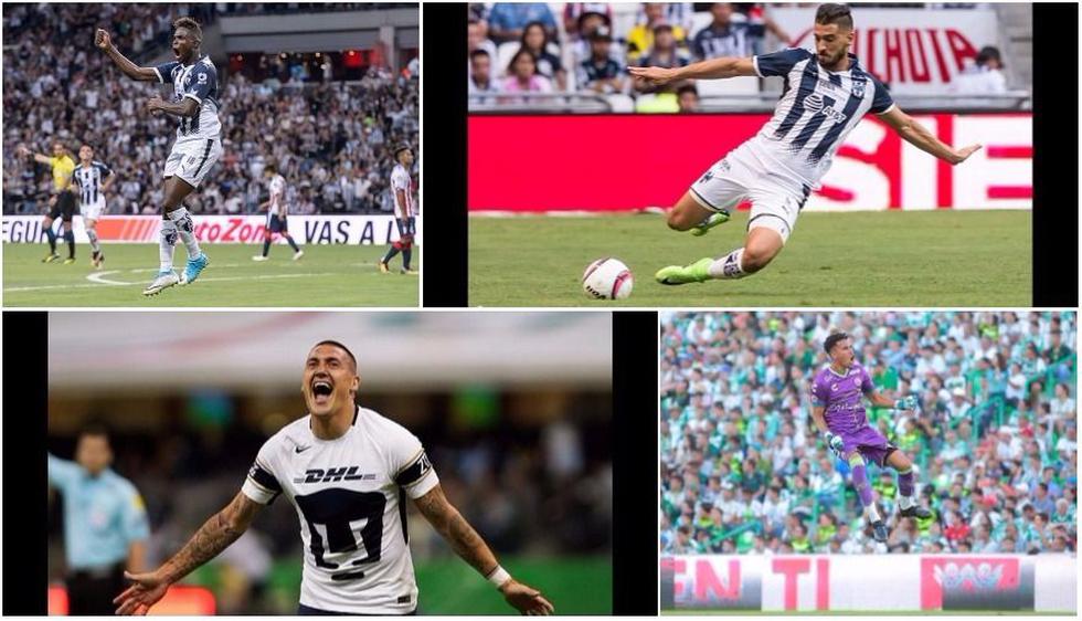 El once ideal de la fecha 4 del Apertura 2017 Liga MX (Getty Images).