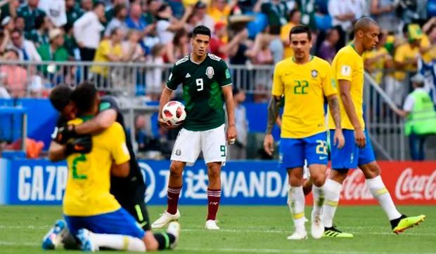 Con goles de Neymar y Firmino, Brasil eliminó a México (Foto: Imago7)