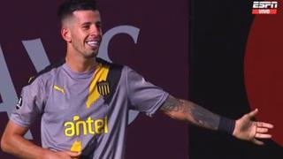 Pónganse de pie y aplaudan: golazo de Pablo Cepellini para el 1-1 de Peñarol vs. Colón