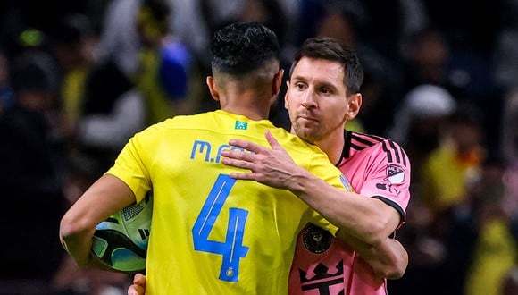 Leo Messi y compañía cayó goleado por 6-0 ante Al Nassr, sin Cristiano Ronaldo. El equipo de la Florida termina con dos derrotas su gira en Arabia Saudita. (Foto: AFP)