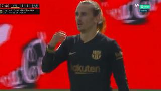 Pone la calma: Griezmann se lució con golazo en Barcelona vs. Villarreal [VIDEO]