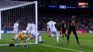 Era autogol de Sergio Ramos: Casemiro salvó en la línea el 1-0 del City contra Real Madrid por la Champions [VIDEO]