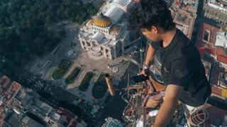 Video viral de youtuber que subió a la cima de la Torre Latinoamericana da la vuelta al mundo