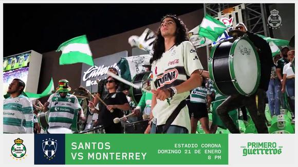Santos Laguna vs. Monterrey: se enfrentan por el Clausura 2024 de la Liga MX. (Video: @ClubSantos)