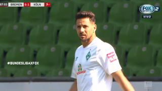 Aún lucha por no descender: Pizarro jugó los últimos minutos del Bremen-Colonia y le restarán dos partidos para el retiro