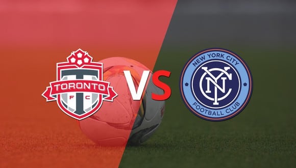 Termina el primer tiempo con una victoria para Toronto FC vs New York City FC por 2-0