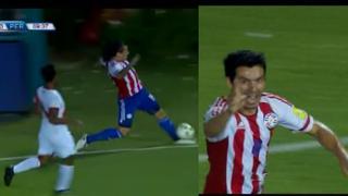 ¿Salió la pelota? Cristian Riveros anotó un gol a favor de Paraguay