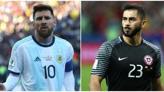 "Es un caradura": El jugador chileno que insultó a Messi y le dijo que "ganaron un Mundial con la mano"
