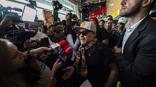 "Vengo a romperla": Diego Maradona y sus primeras palabras como nuevo DT del Dorados de Sinaloa
