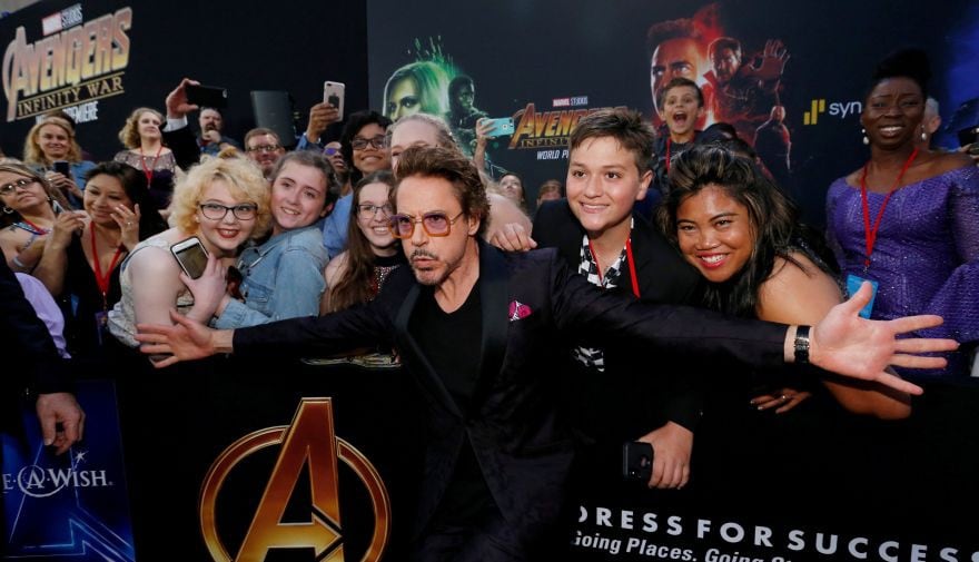 Actores de 'Avengers: Infinity War' en el World Premiere (Foto: Reuters)