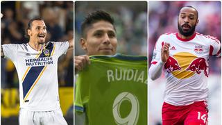 Como Raúl Ruidíaz: los 10 goleadores 'top' que jugaron un Mundial y lucieron su fútbol en la MLS [FOTOS]