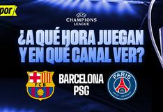Barcelona vs. PSG: a qué hora juegan en Montjuic, por Champions League