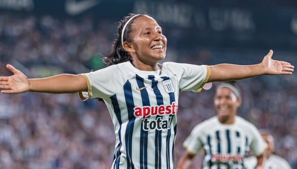 Alisson Azabache marcó un gol en el triunfo de Alianza Lima femenino. (Foto: Alianza Lima)