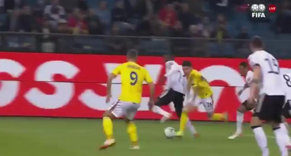 ZIELE Deutschland vs.  Rumänien: Ianis Hagi mit Huacha in Rüdiger für den Rumänen 1:0 |  VIDEO |  Qualifikation Katar 2022 |  NCZD |  FUßBALL-INTERNATIONAL