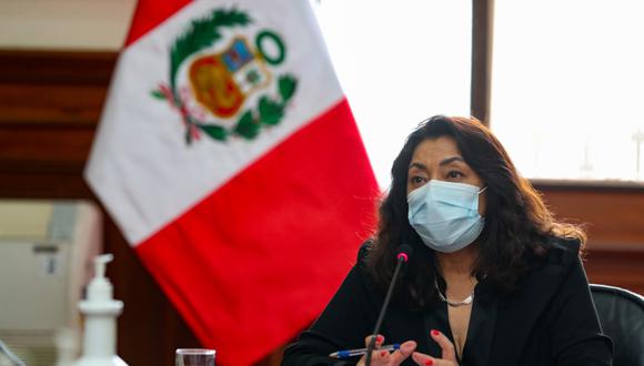 Jefa del Gabinte indica que "debemos sentirnos tranquilos" porque vacunas contra el COVID-19 adquiridas por el gobierno tienen eficacia. (Foto: Presidencia del Perú)