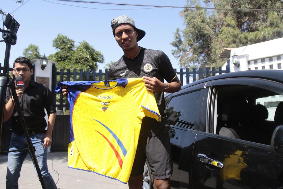 Jhon Narváez luce contento con una nueva convocatoria a la Selección Ecuatoriana. (Foto: H. Aparicio)