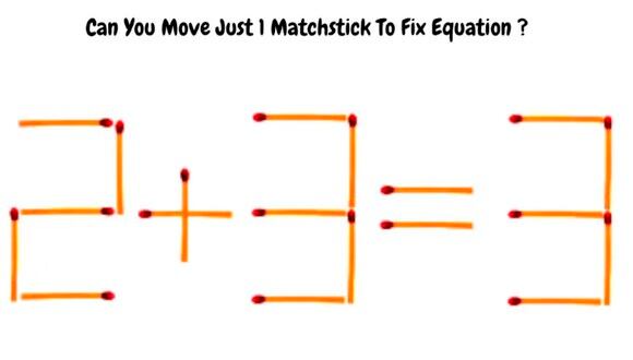 Observa y analiza, pues tendrás que determinar qué fósforo mover para corregir la ecuación.| Foto: fresherlive