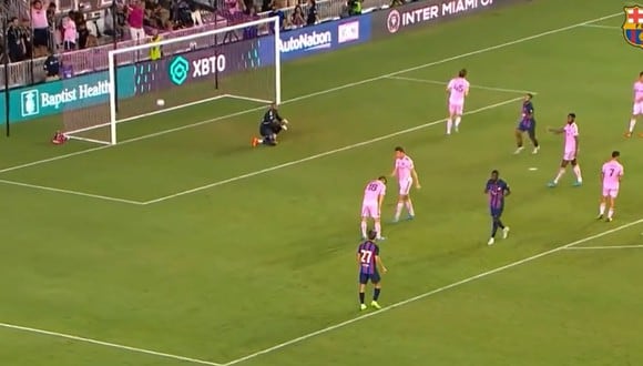 Quieren más minutos: goles de Depay y Dembele para el 6-0 de Barcelona vs. Inter Miami [VIDEO]