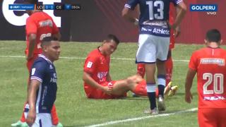 La suerte no lo acompañó: Vélez sufrió la primera lesión de la Liga 1 2022 antes de los 10 minutos