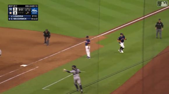 NY Yankees vs. Houston Astros. (video: @Yankees)