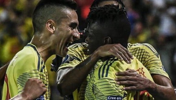 Colombia goleó 4-0 a Ecuador por Preolímpico Sub 23. (Twitter)