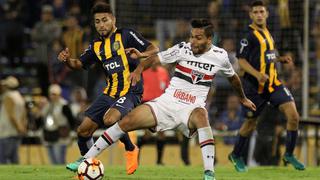 Christian Cueva nunca entró: Rosario Central y Sao Paulo empataron 0-0 por la Copa Sudamericana 2018
