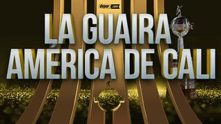 La Guaira vs. América de Cali EN VIVO: minuto y transmisión por Copa Libertadores 
