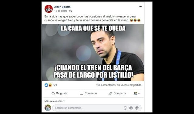 Las provocaciones de I3 Ventures a los futbolistas del Barcelona.