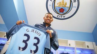 Por todo lo alto: Gabriel Jesus fue presentado como nuevo jugador del Manchester City