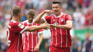 Con doblete de 'Lewangolski': Bayern Munich venció 2-0 a Werder Bremen y es líder de la Bundesliga