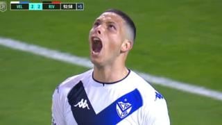 Osorio anotó el gol del empate 2-2 en favor de Vélez vs. River Plate y rescata un punto | VIDEO
