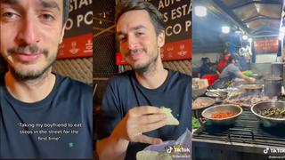 “Es lo mejor que he comido en mi vida”: la reacción de un alemán al probar un taco por primera vez en su vida