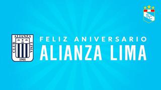 Tremendo gesto: Sporting Cristal saludó a Alianza Lima por su aniversario
