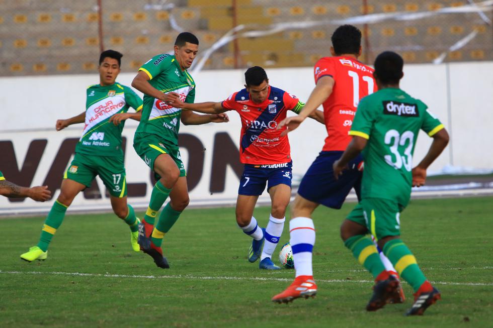 Carlos A. Mannucci vs. Sport Huancayo chocan por la Fecha 11 del Torneo Clausura. (Foto: Celso Roldán)