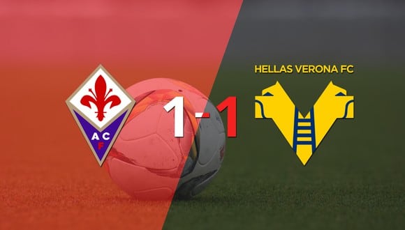 Reparto de puntos en el empate a uno entre Fiorentina y Hellas Verona