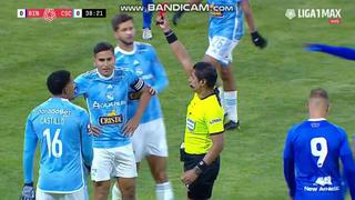 Con 10 jugadores: Alcedo salió expulsado en Cristal vs. Binacional [VIDEO]